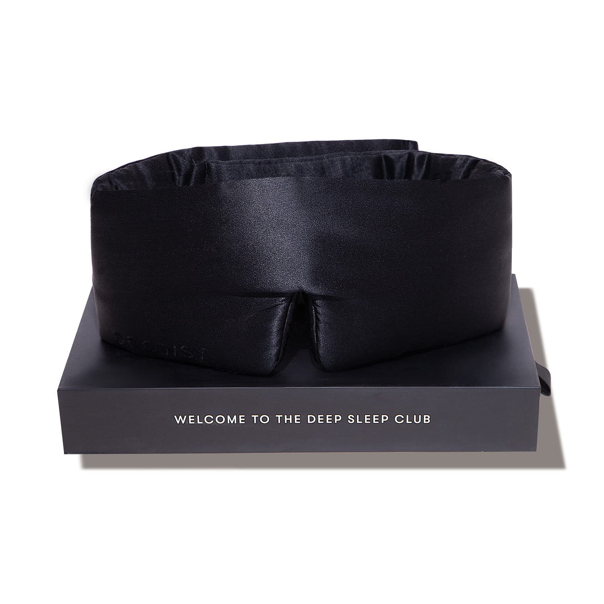 DROWSY Silk Sleep Mask - Face-hugging, padded cocoon in pure Mulberry silk