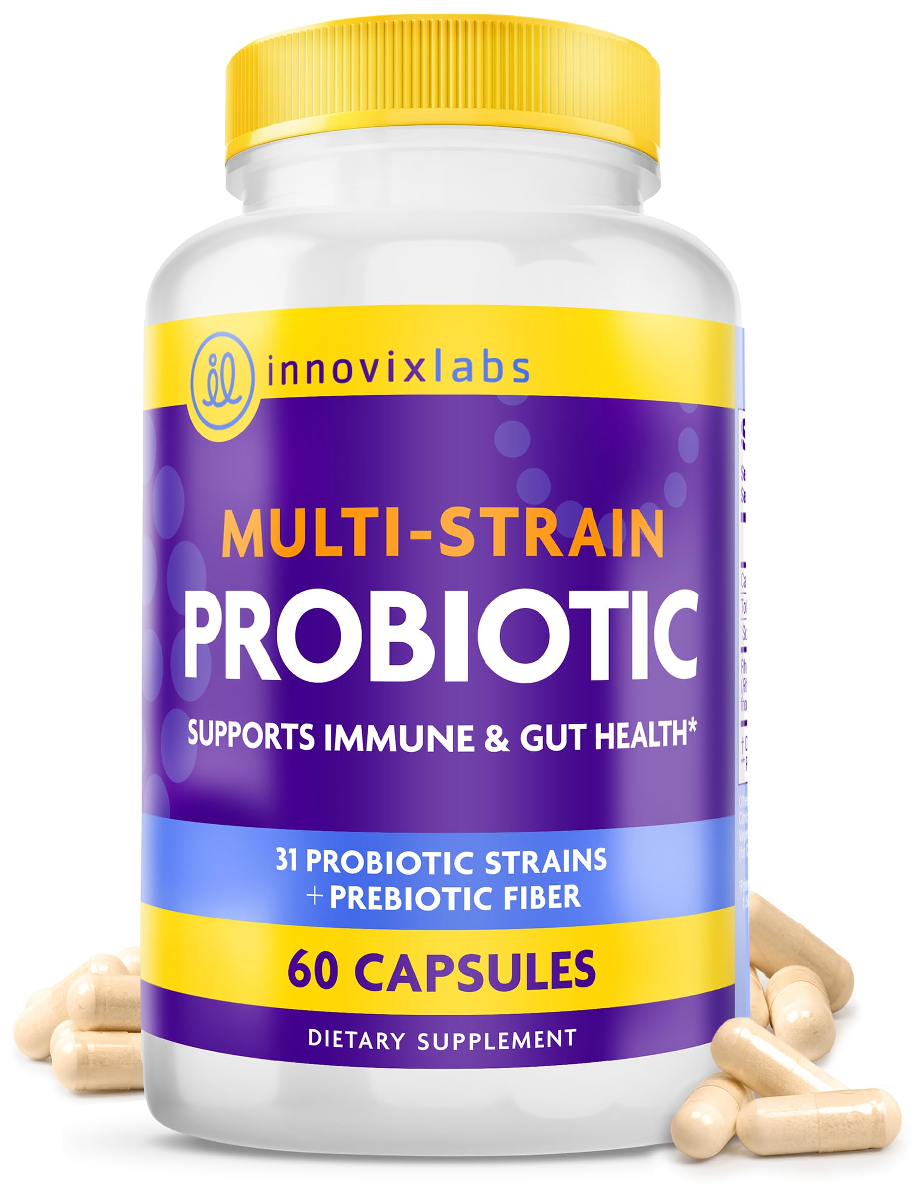 InnovixLabs Probiotics for Gut Health & Immunity

