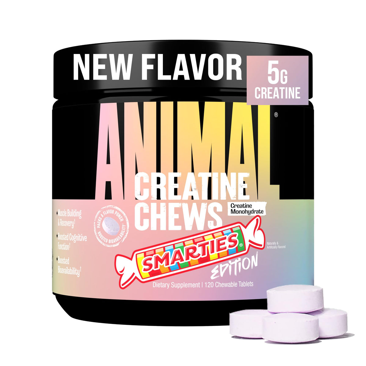 Animal Creatine Chews Tablets Monohydrate with AstraGin