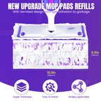 Swiffer Power Mop Refill Pads Microfiber Cleaning

