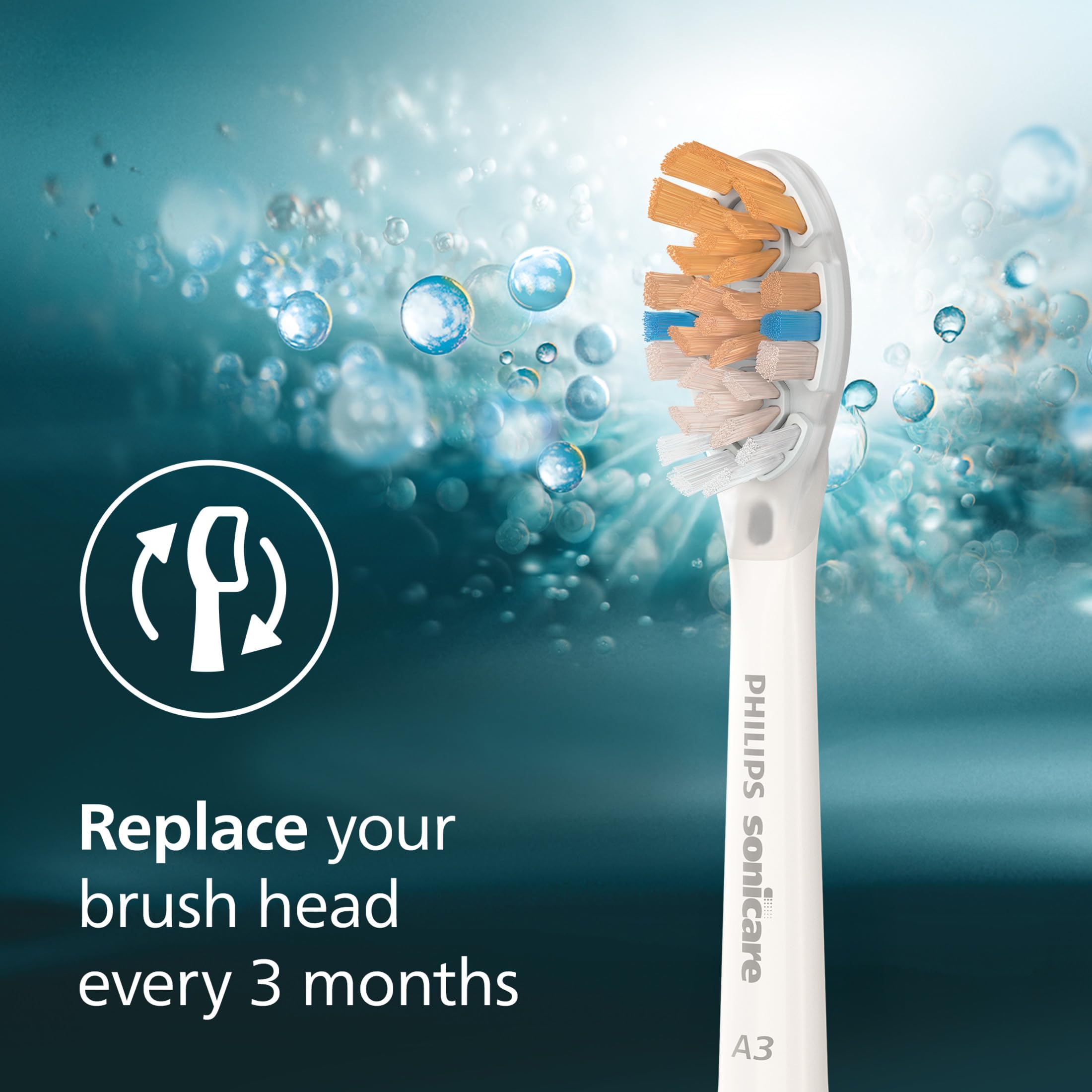 Philips Sonicare A3 All-in-One Replacement Brush Heads

