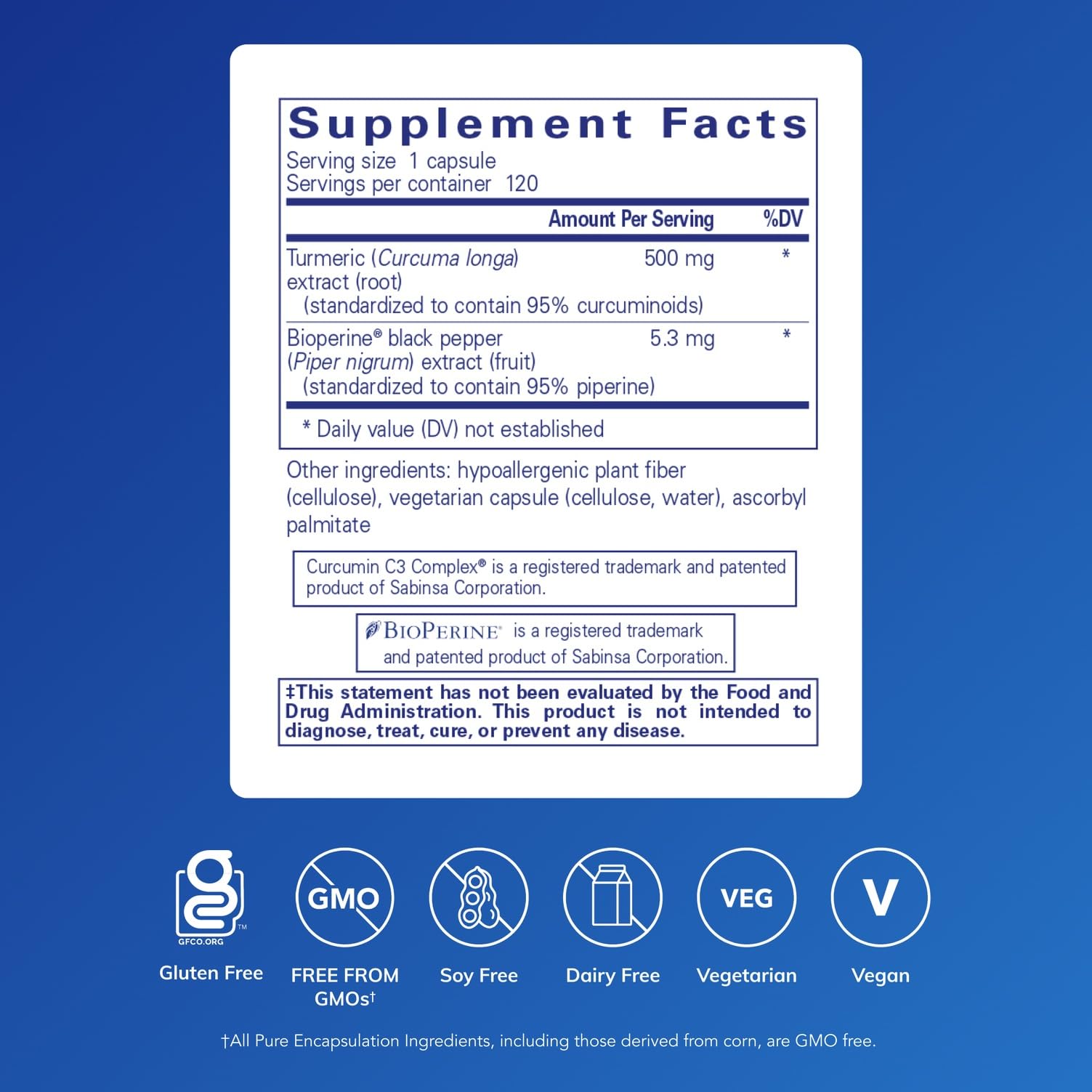Pure Encapsulations Curcumin with Bioperine – Joint Health

