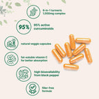 Micro Ingredients Turmeric Curcumin 1000mg with Black Pepper

