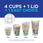 Dixie PerfecTouch Insulated Paper Hot Cup by GP PRO

