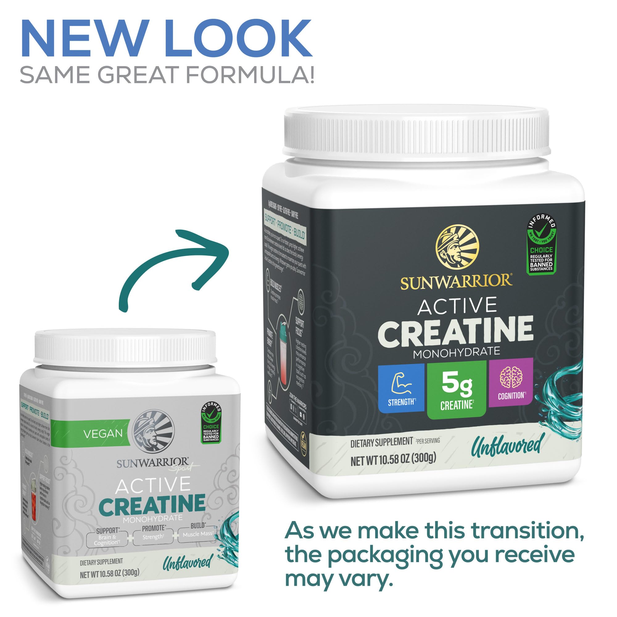Sunwarrior Creatine Monohydrate Powder | Micronized

