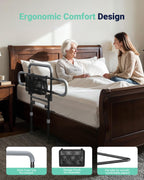 Bed Rails for Elderly Foldable with Adjustable Height

