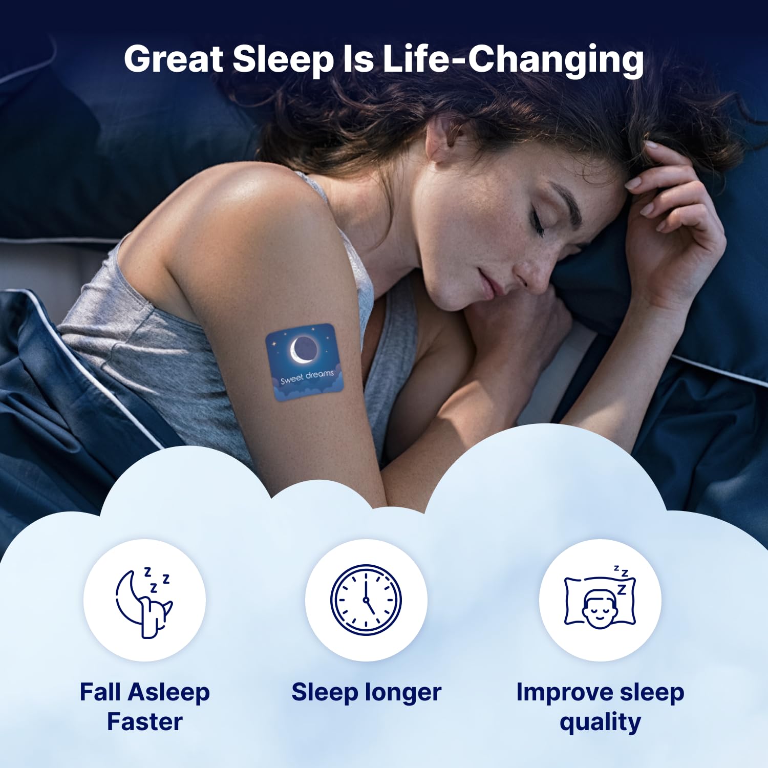 Wellamoon Sleep Patches for Adults – Melatonin & Valerian

