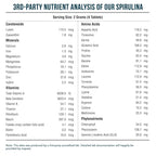 Parry Organic Spirulina Tablets - Raw Nutrient Dense

