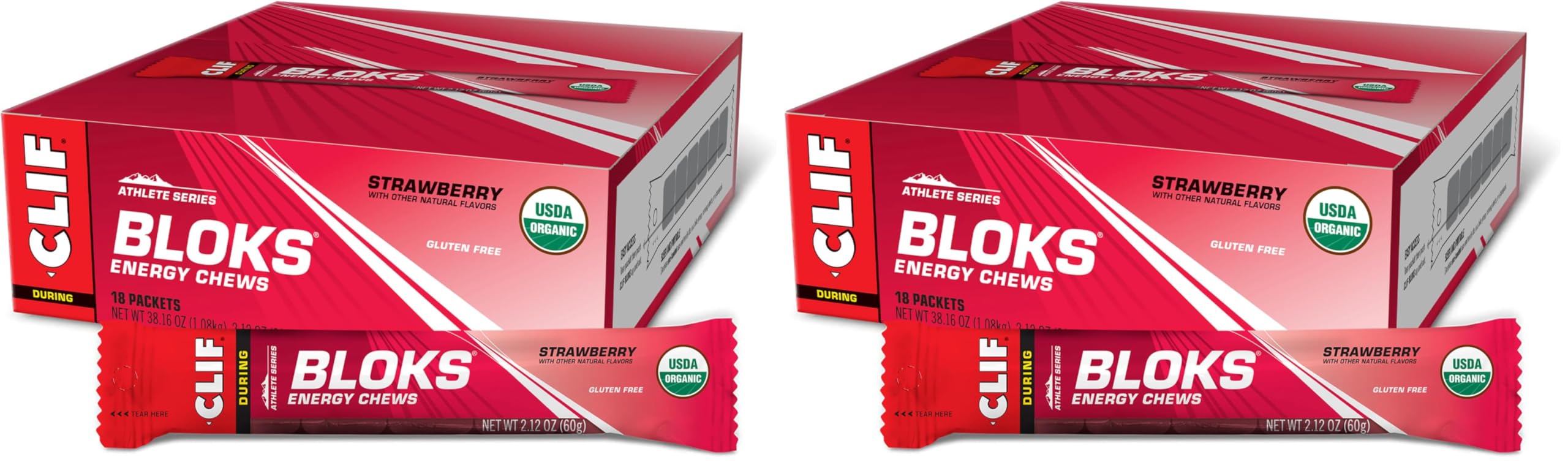 CLIF BLOKS Energy Chews - Plant-Based Fast Fuel for Endurance