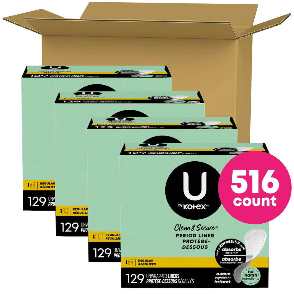 Panty Liners U by Kotex Clean & Secure Light Absorbency

