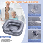 Inflatable Hair Washing Basin - Portable Shampoo Bowl

