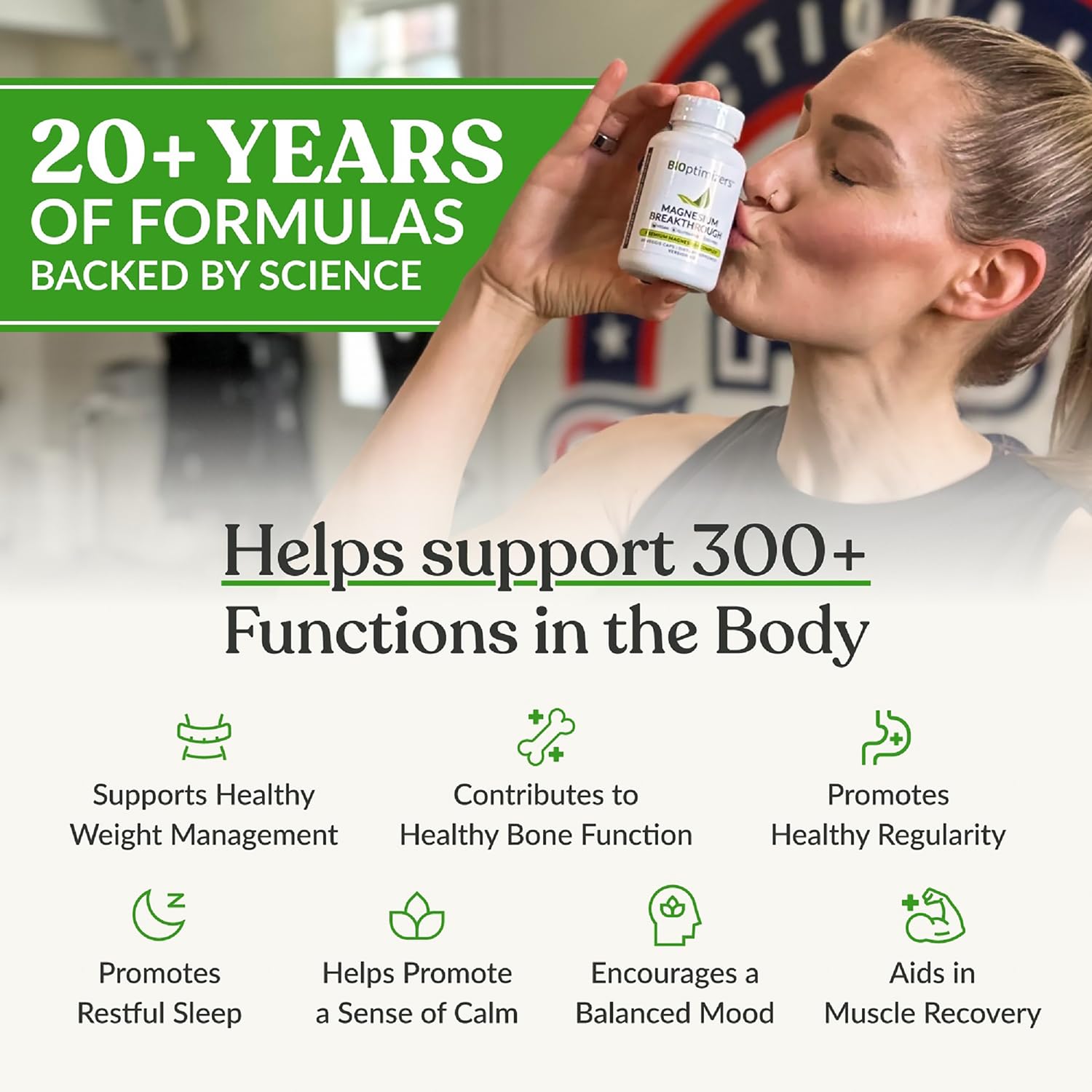 BIOptimizers Magnesium Breakthrough - Sleep & Cognitive Support

