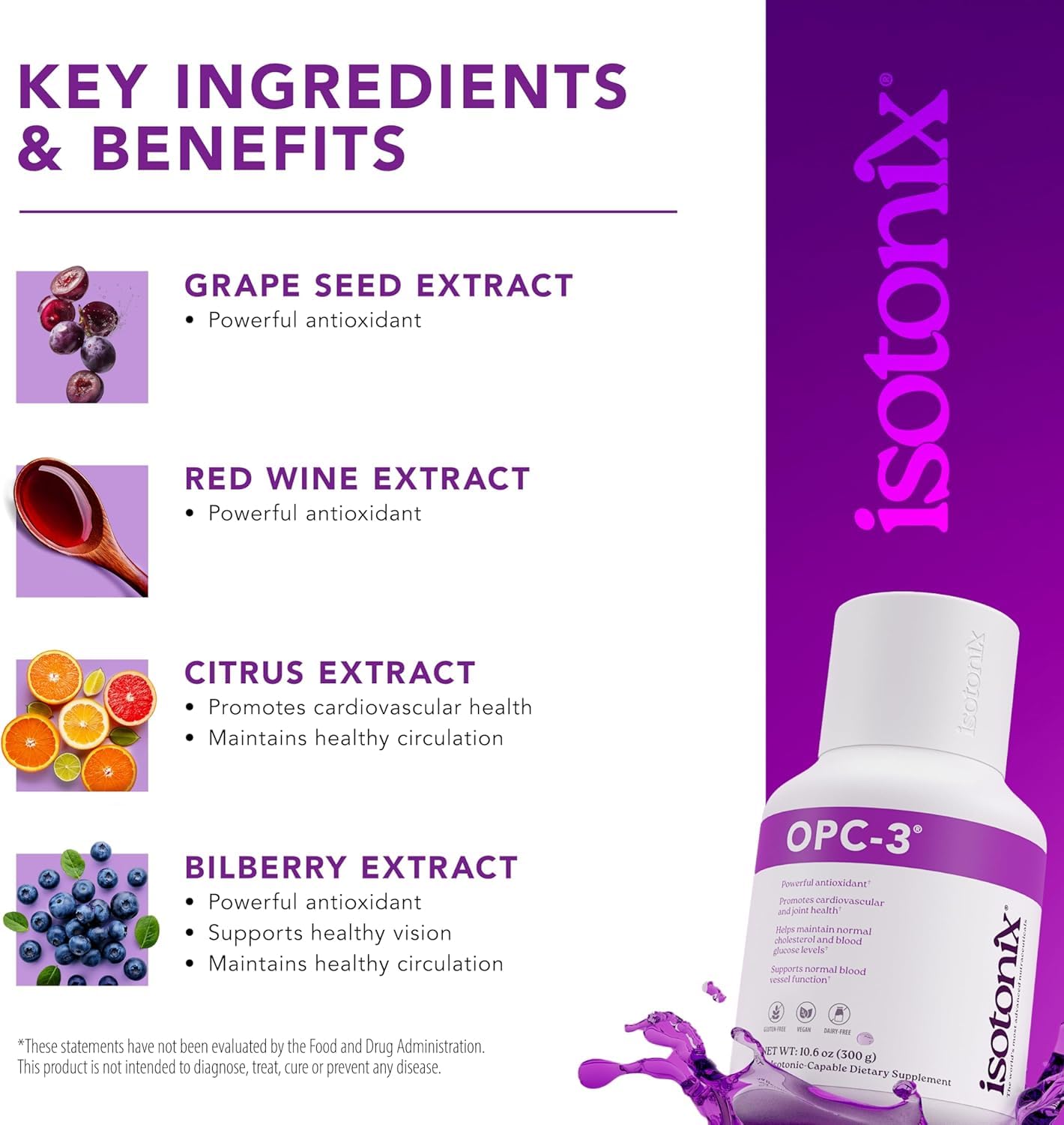 Isotonix OPC-3 Antioxidant Supplement – Heart Health

