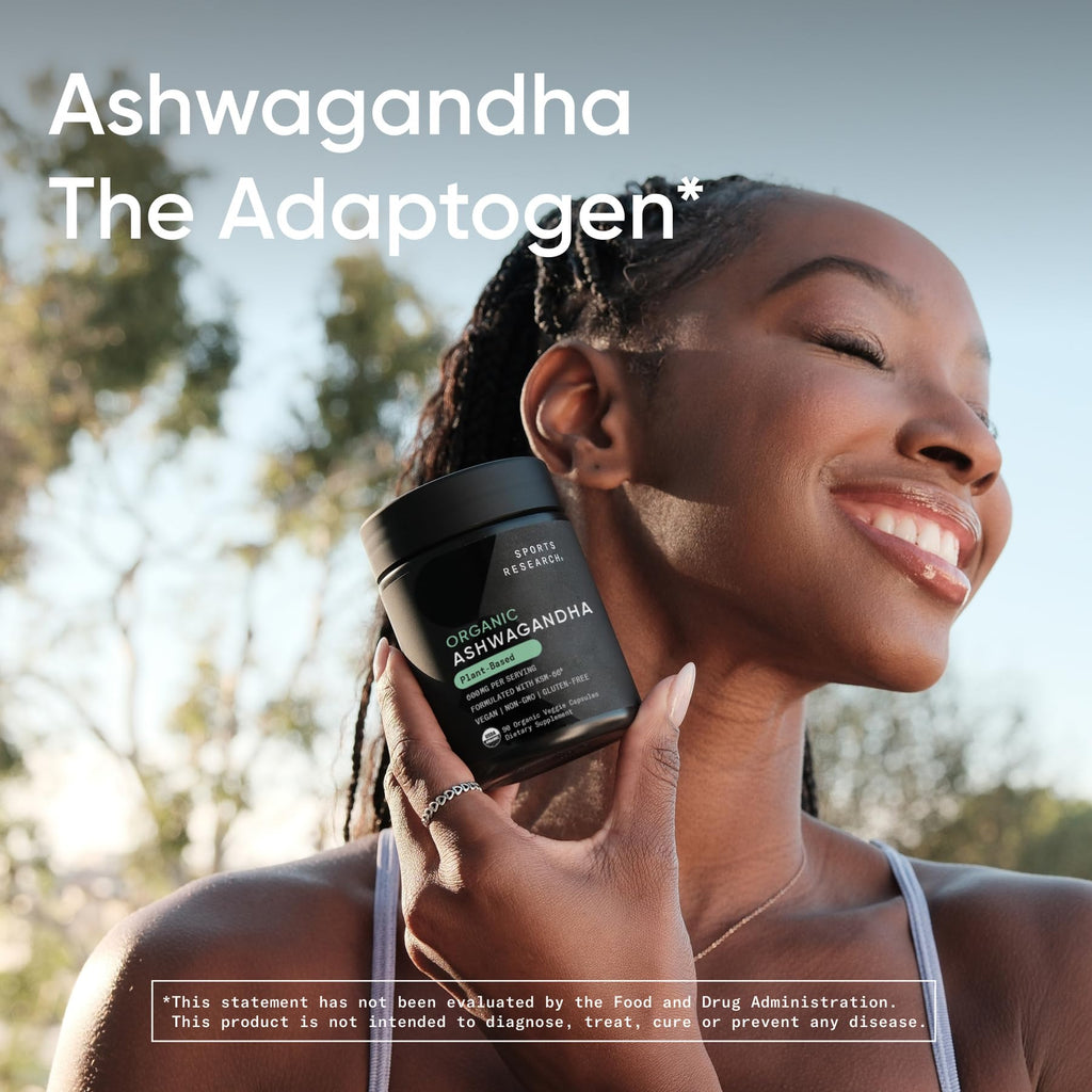 Sports Research Ashwagandha Supplement | Relaxation

