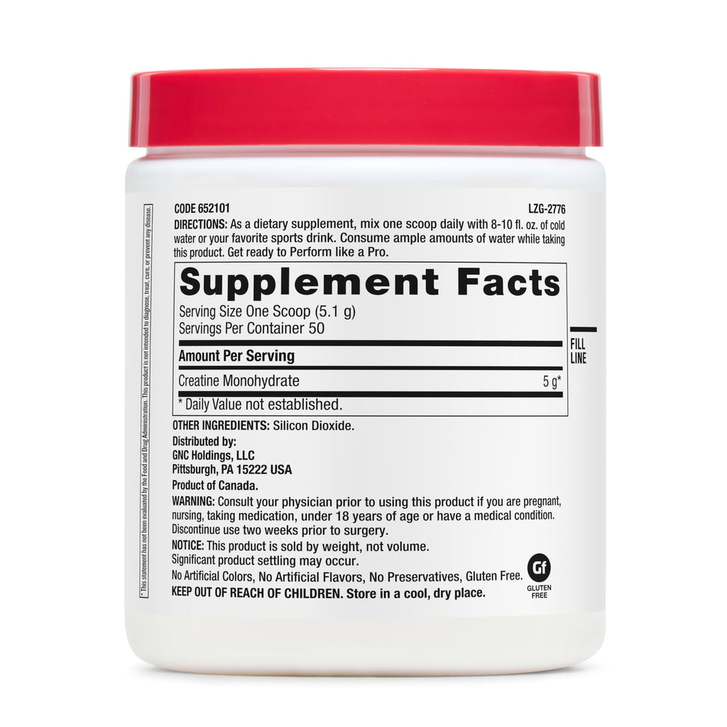 GNC Pro Performance Creatine Monohydrate Powder | Micronized

