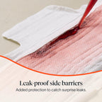 Cora Organic Cotton Topsheet Pads | Overnight Protection


