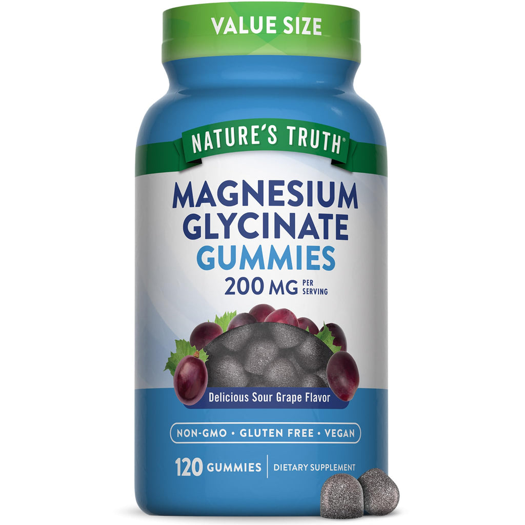 Nature's Truth Magnesium Glycinate Gummies for Adults

