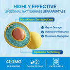 Liposomal Nattokinase & Serrapeptase Enzyme Supplement

