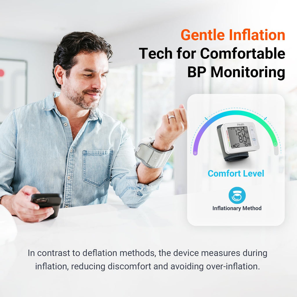 iHealth Push Wrist Blood Pressure Monitor with Bluetooth App

