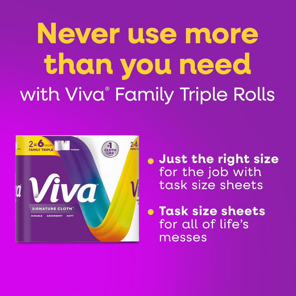 Viva Signature Cloth Paper Towels | Soft & Durable

