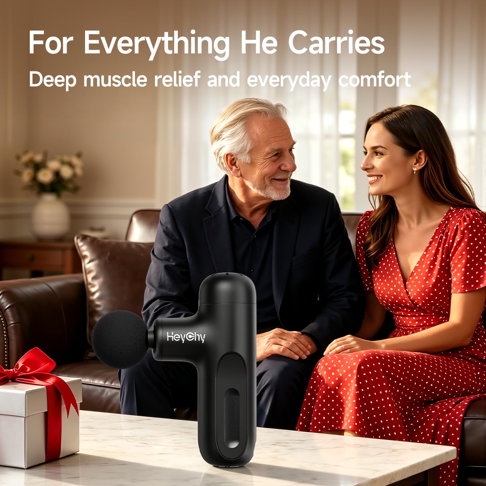 HEYCHY Mini Massage Gun Deep Tissue Percussion Massager

