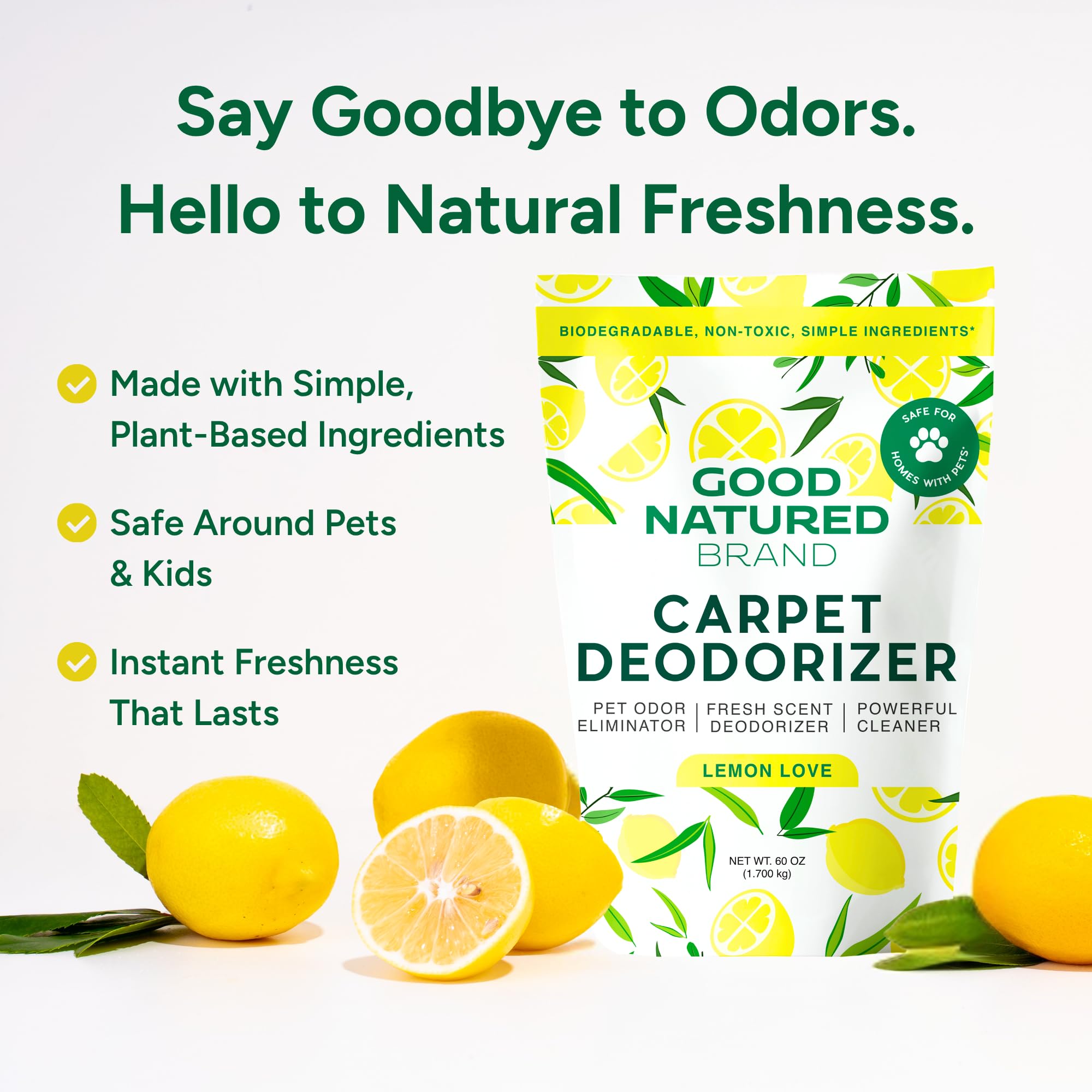 Carpet Deodorizer by Good Natured Brand – Freshener Powder

