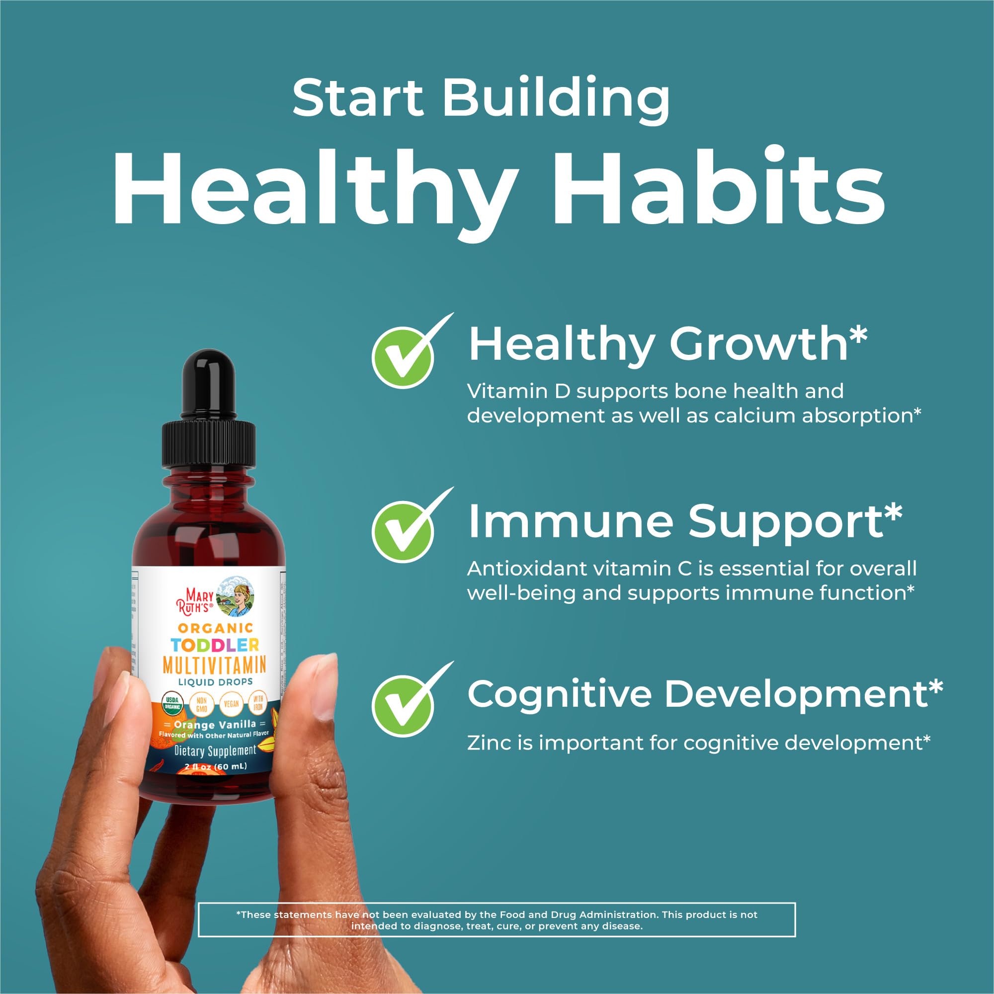 MaryRuth's Organics Liquid Drops for Kids | Organic & Vegan

