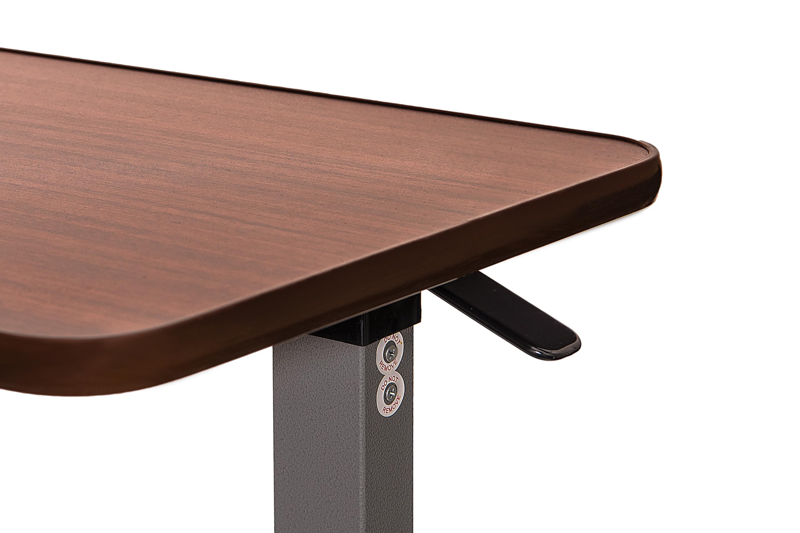 Vaunn Pneumatic Adjustable Overbed Table with Wheels


