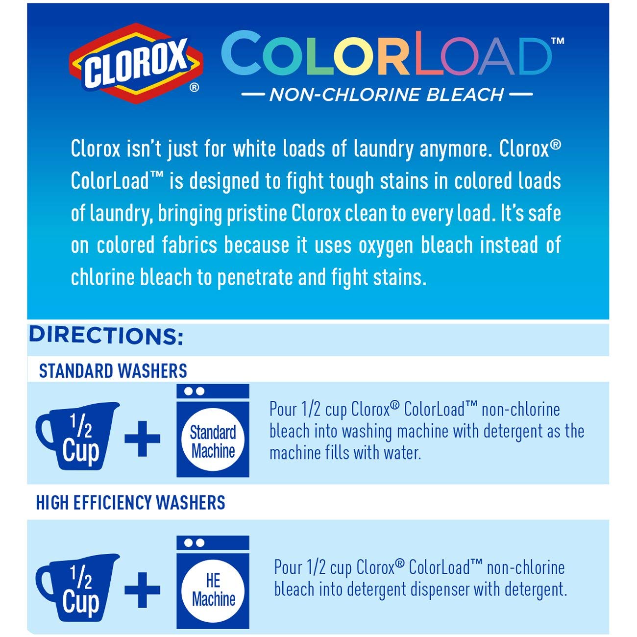 Clorox Non-Chlorine Bleach for Colored Clothes

