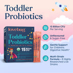 LOVEBUG Kids Probiotic Powder for Digestive Health

