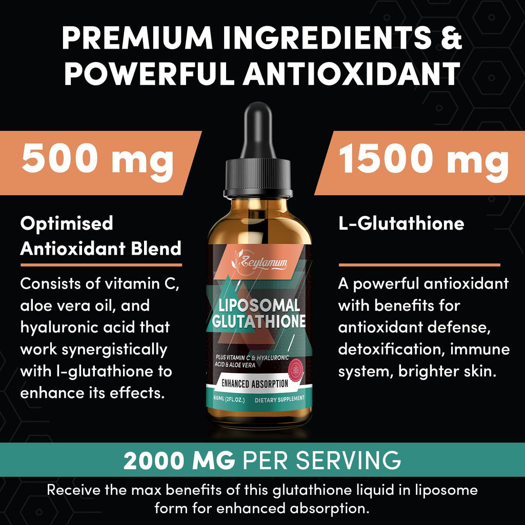 Zeylamum Liposomal Glutathione Drops 2000mg

