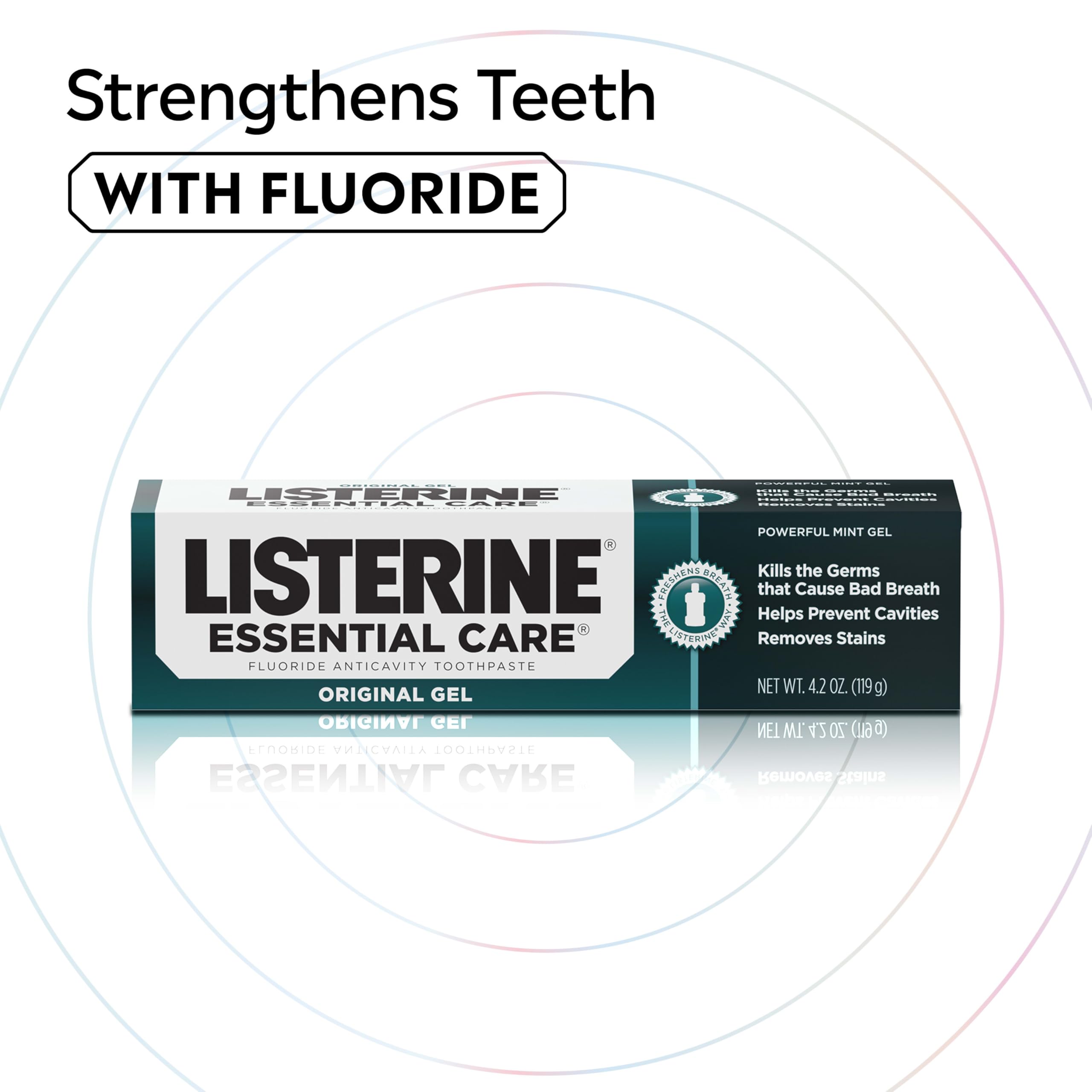 Listerine Essential Care Fluoride Toothpaste

