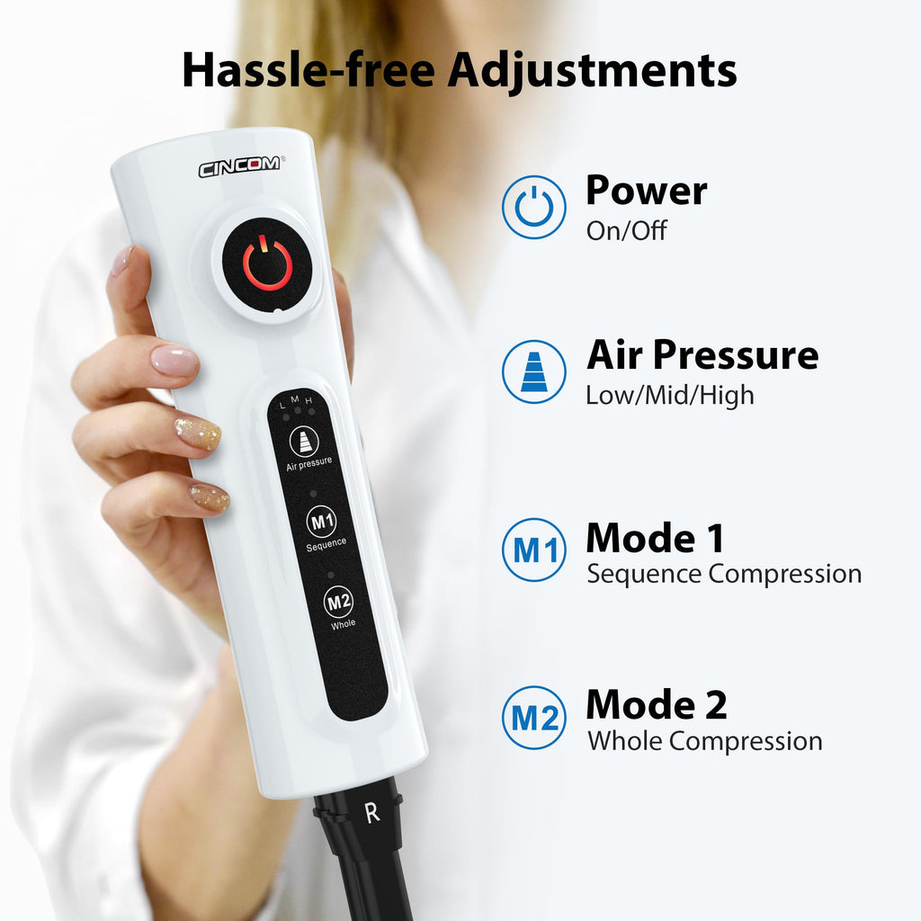 CINCOM Leg Massager for Circulation & Pain Relief

