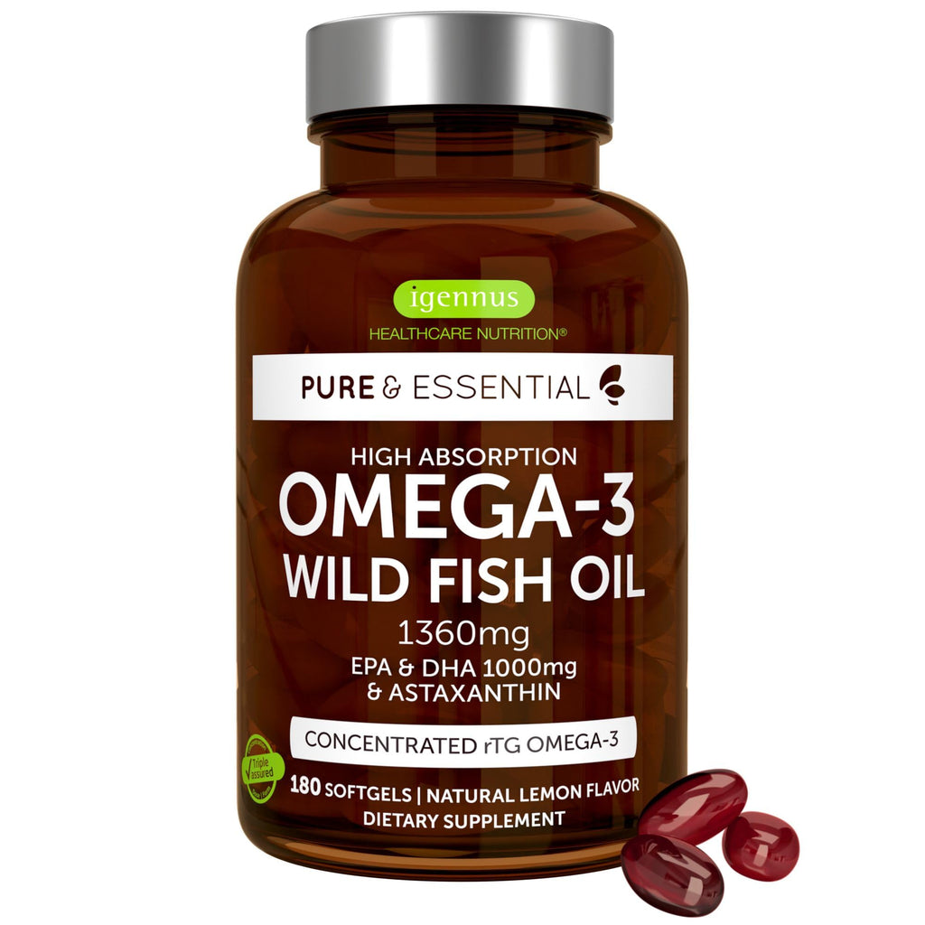 Igennus Omega-3 Ultra Pure Fish Oil

