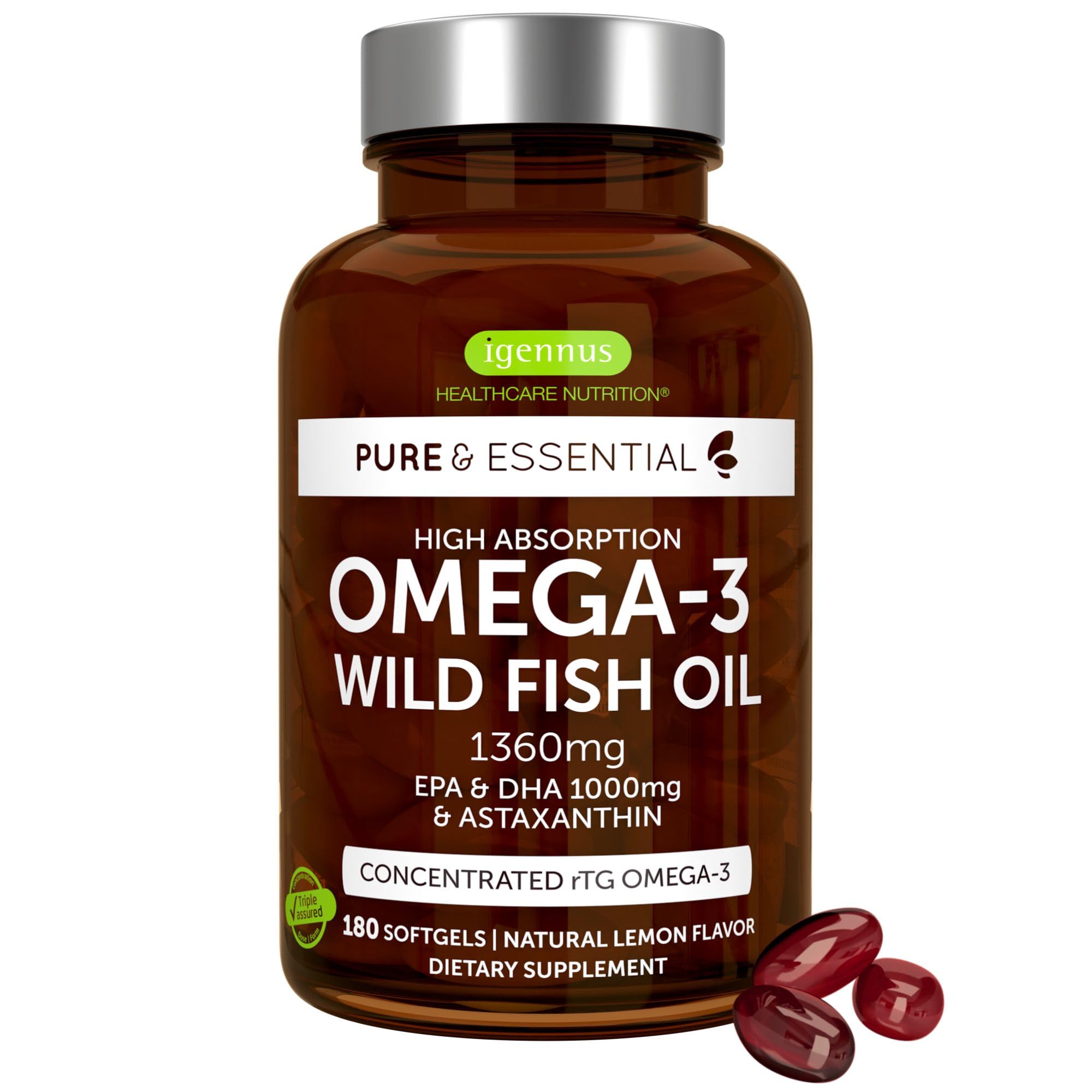 Igennus Omega-3 Ultra Pure Fish Oil

