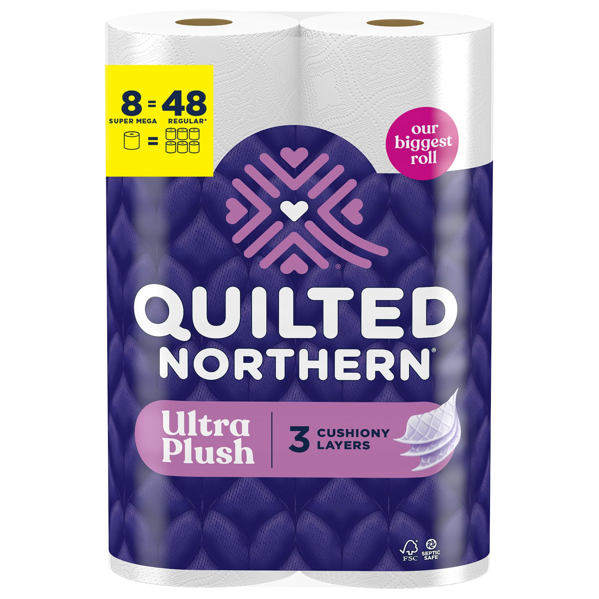 Quilted Northern Ultra Plush Toilet Paper - 3-Ply Soft Tissue