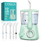 COSLUS E2 Water Flosser – 12 Settings, 2 Modes

