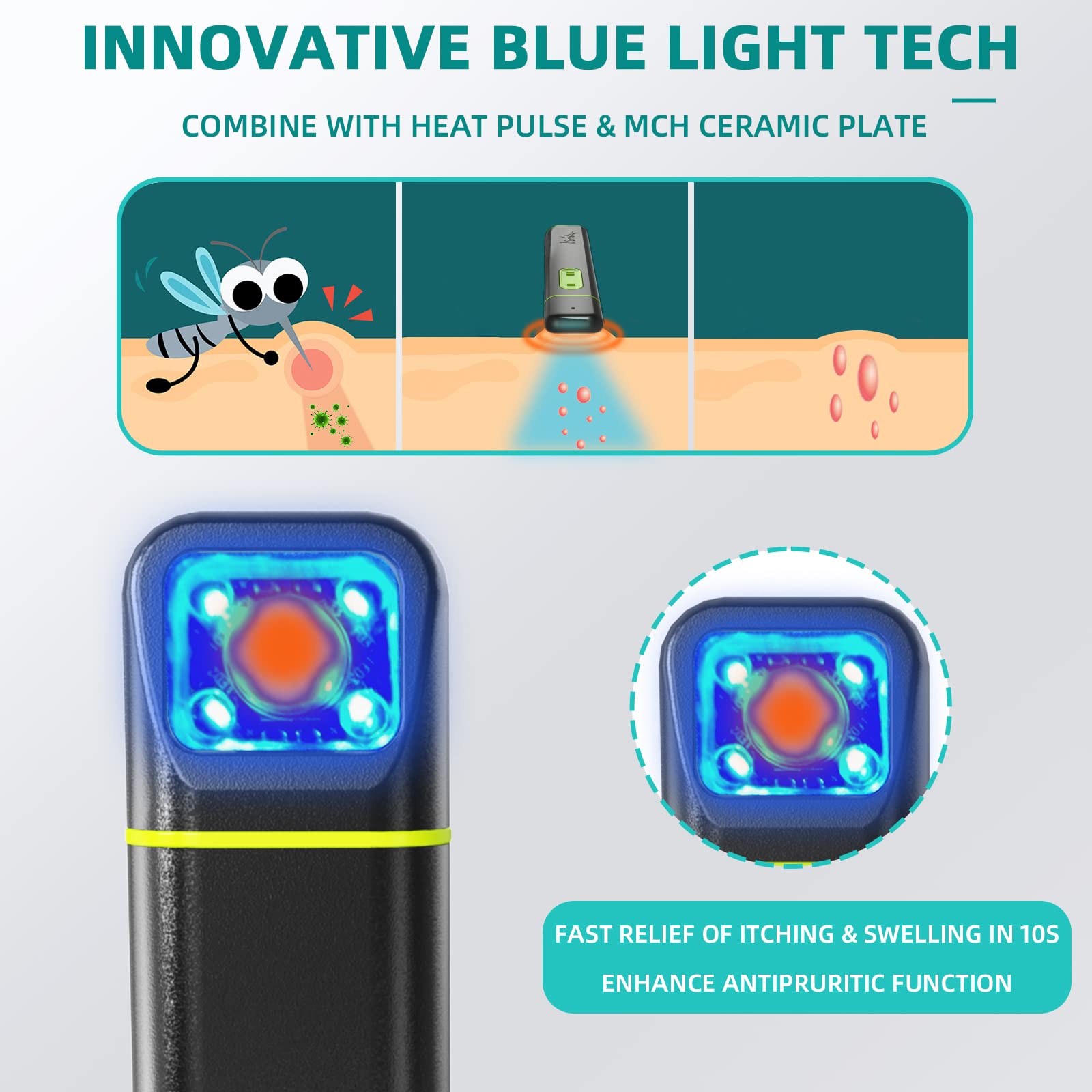 Insect Bite Relief Pen by Vibis - Rechargeable


