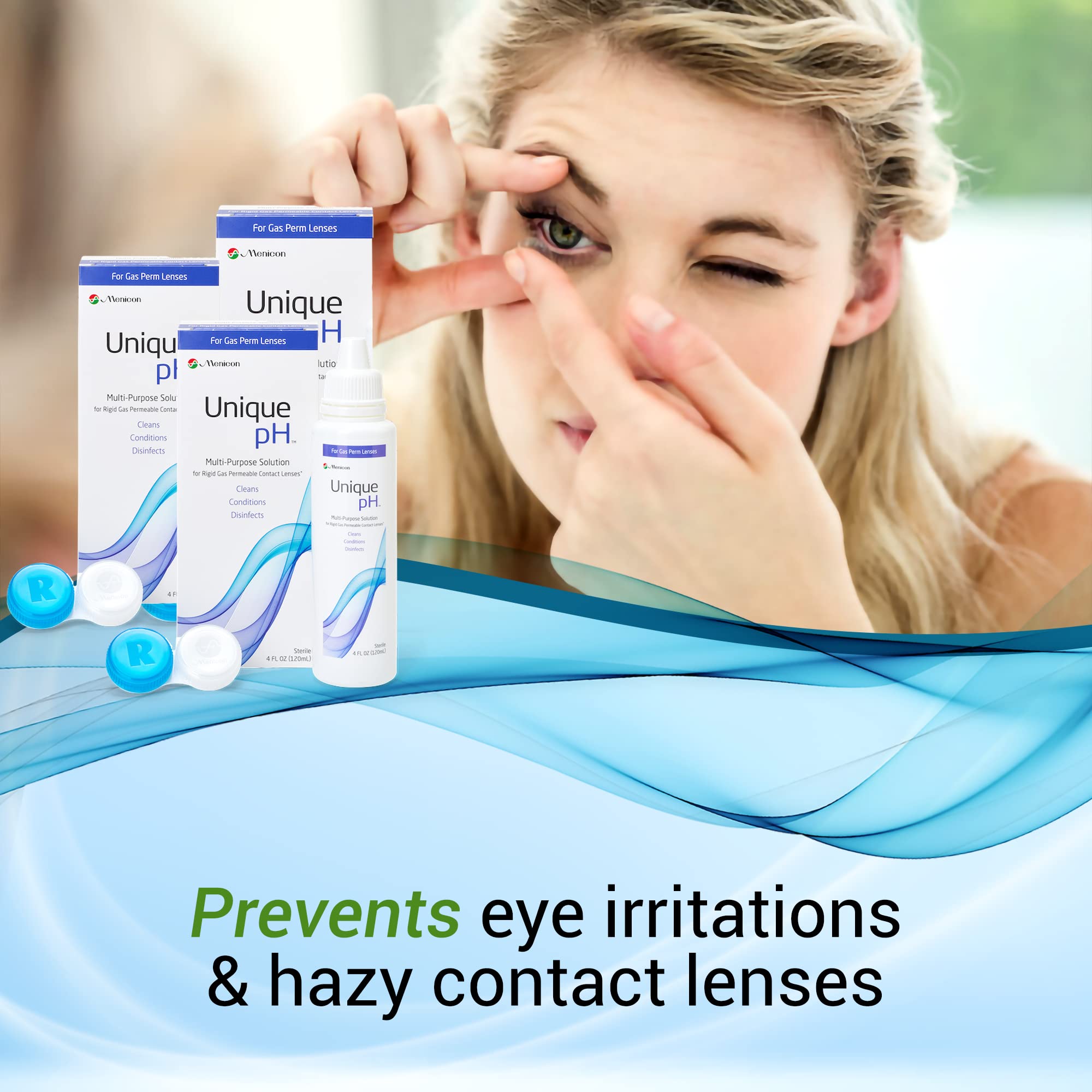 Menicon Unique pH Multi-Purpose Solution for RGP Lenses

