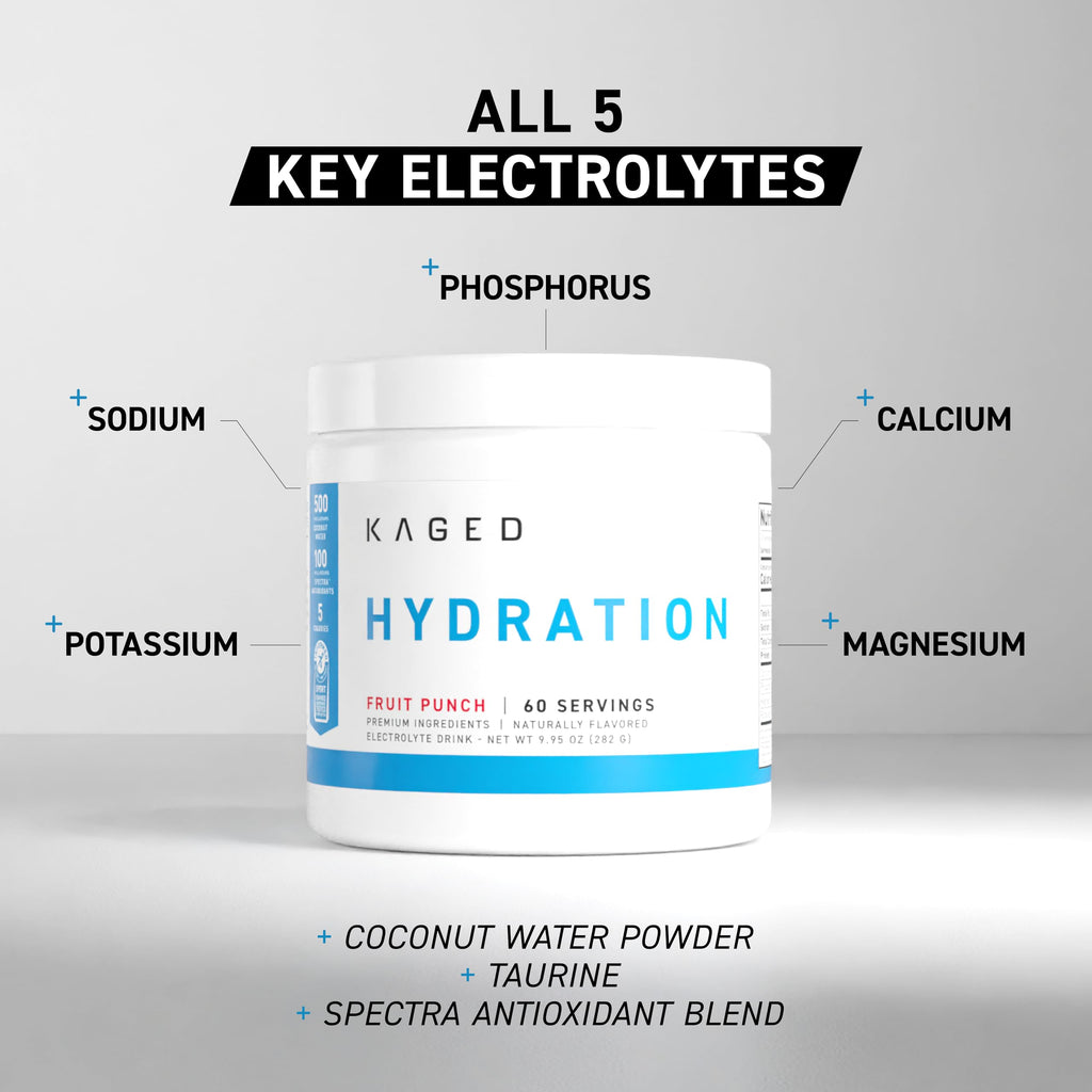 Kaged Electrolytes Hydra-Charge Hydration Powder

