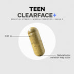 Codeage Teen Clearface Skin Vitamins - Zinc & Omega-3

