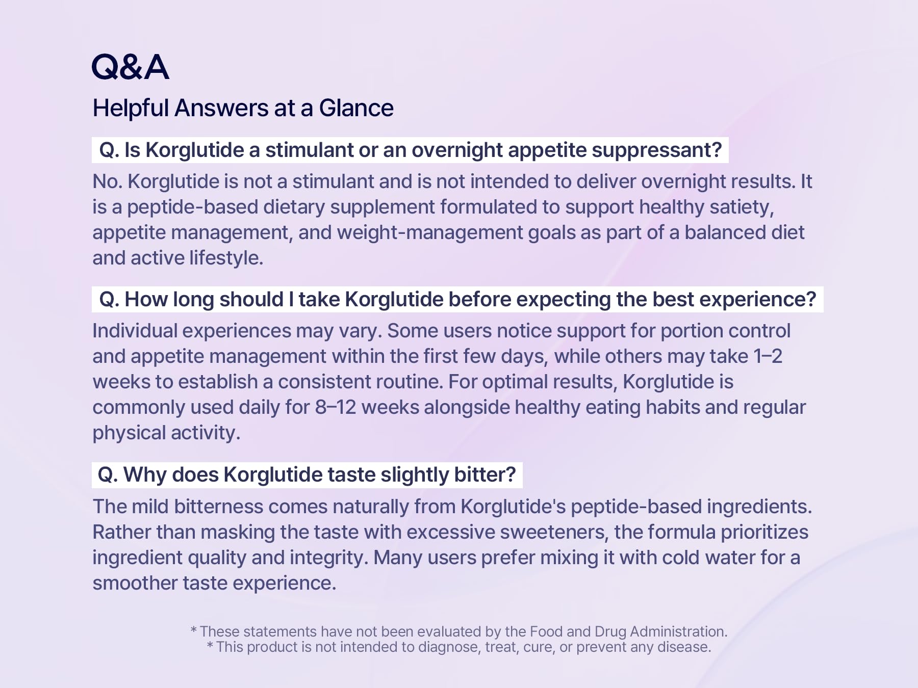 Korglutide Daily Wellness Peptide Powder | Appetite Support

