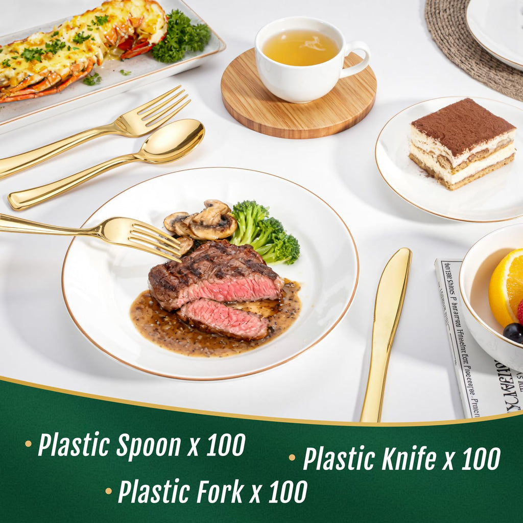 Plastic Disposable Cutlery Set - Heavy Duty

