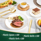Plastic Disposable Cutlery Set - Heavy Duty

