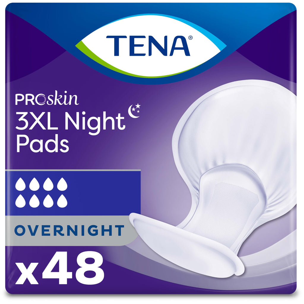 TENA ProSkin Night Incontinence Pads - Overnight Protection

