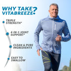 VitaBreeze Glucosamine Chondroitin MSM Turmeric Supplement

