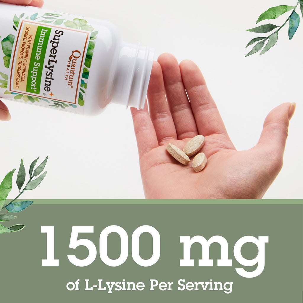 Quantum Health Super Lysine+ Immune Support Tablets

