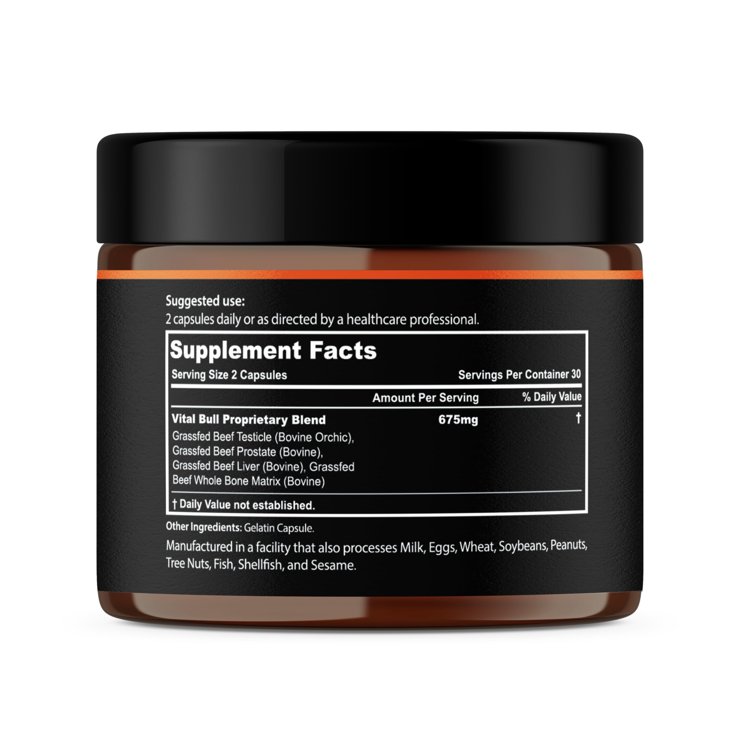 Vital Bull Beef Organ Supplement for Men | Freeze-Dried

