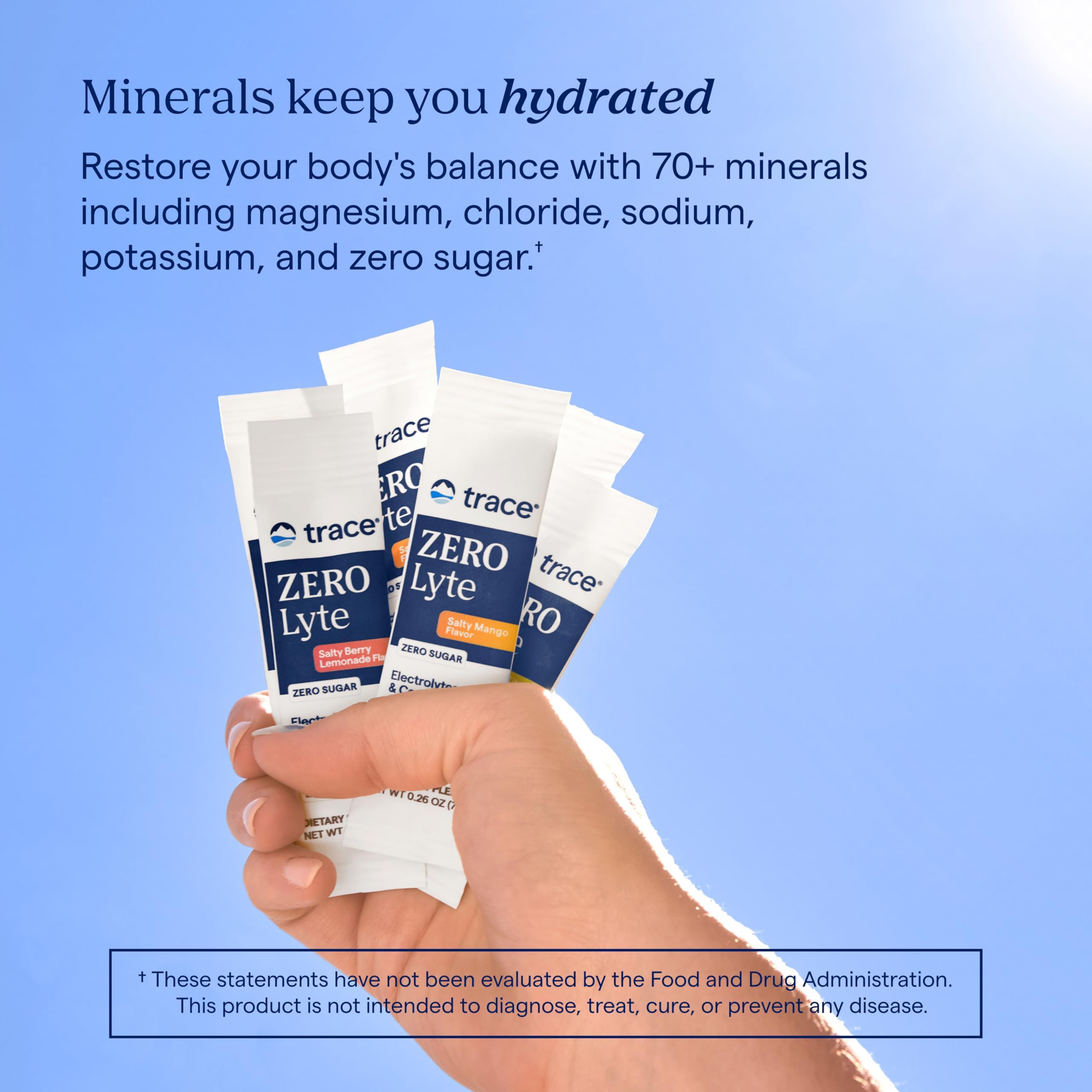 Trace Minerals ZeroLyte Electrolyte — Zero Sugar Hydration

