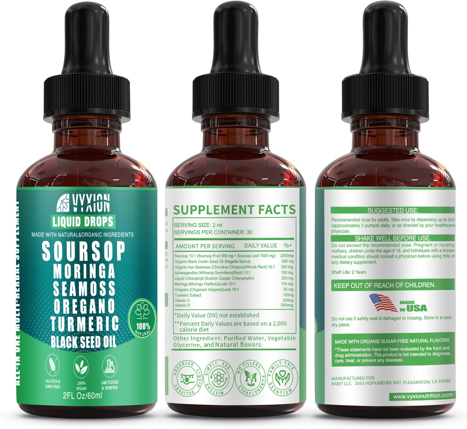 Bitters Liquid Drops 10-in-1 Herbal Extracts

